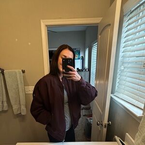 Alo small, purple, Bomber jacket